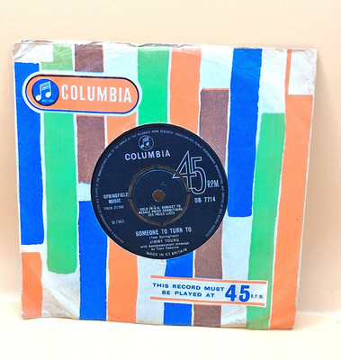 Jimmy Young - Someone To Turn To 1965 UK 7'' Vinyl Single DB 7714