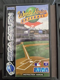 World Series Baseball Sega Saturn PAL, with Original Box and Manual