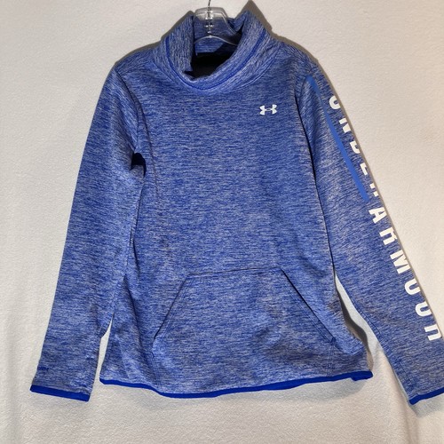 Under Armour Damen UA Storm Graphic Twist Fleece Pullover Blue Heather Lg