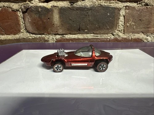Vintage Hot Wheels Redline 1967 DEEP Red Silhouette US - EXTREMELY NICE!