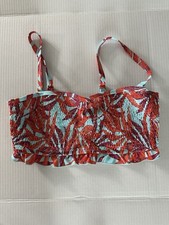 Pour Moi Aqua Palm Free Spirit Underwired Bikini Top. Measures 15-17  