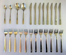 24  American Airlines AA First Class Stainless Flatware