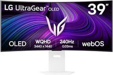 LG UltraGear OLED GX9s SMART Gaming Monitor 39GX90SA-W - WOLED UWQHD 1440p Curve