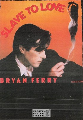 Bryan Ferry Slave to Love Album French Postcard, Editions Nugeron #RECORD25