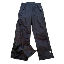 Helly Hansen Waterproof Full Zip Leg Ski Snow Pants Womens Size Medium Black