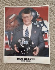 Signed 8×10 Photo Of DAN REEVES Head Coach