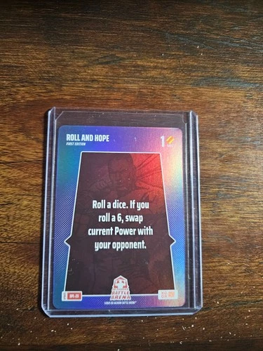 2025 BoBA Battle Arena Update Secret SSP Foil Bonus Play #BPL-20 Roll And Hope