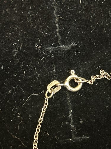 Danty Gold Plated Sterling Silver Crown Necklace 18in - Picture 3 of 4