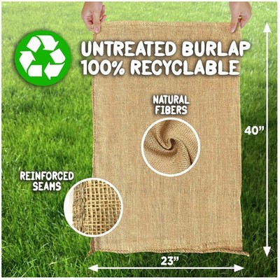 12-Pack Burlap Bags for Easter & 4th of July
