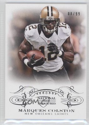 2013 Panini National Treasures 8/99 Marques Colston #65 6kg