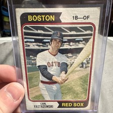 1974 Topps Carl Yastrzemski Boston Red Sox Base Set #280 Baseball Card