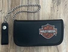 Harley Davidson Zipper Darts Pouch on Chain  Darts Cloth Case Bikercore Rare