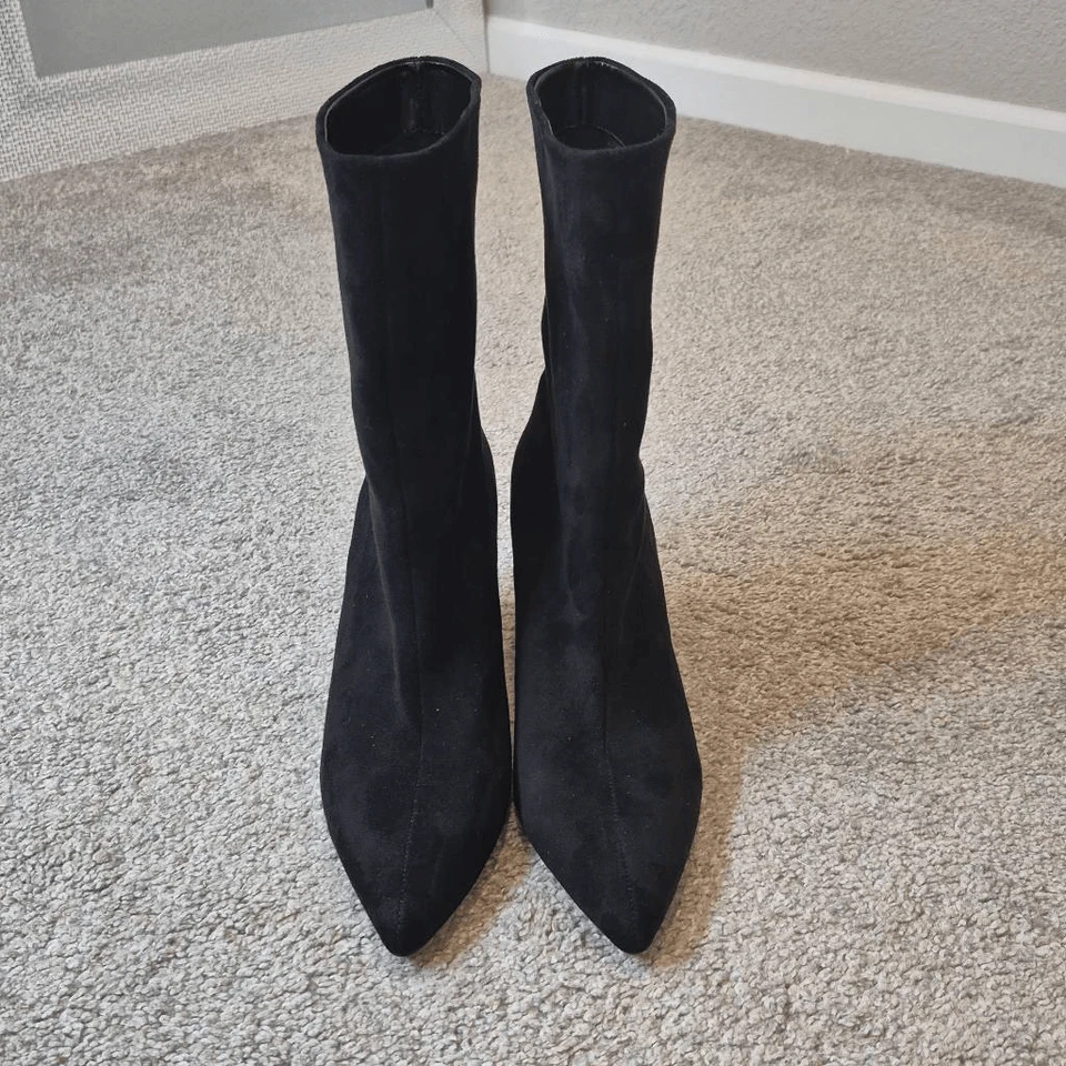 Botas negras Steven by Steve Madden imitación gamuza talla 9 Foto 3 de 4