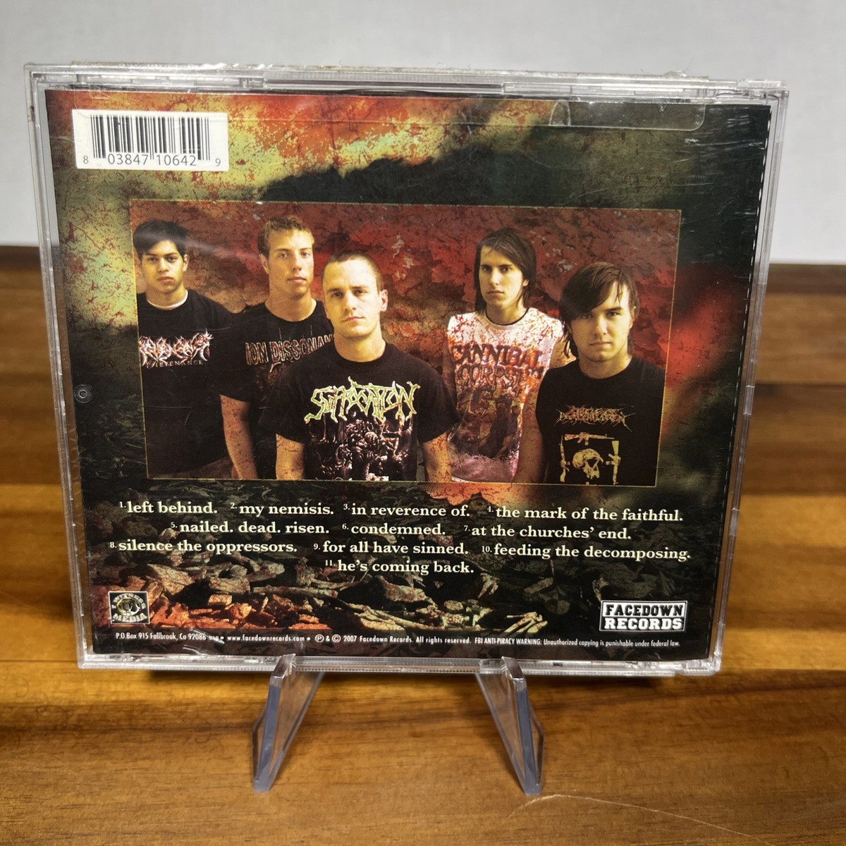 Impending Doom - Nailed. Dead. Risen. (CD, 2007, Facedown Records