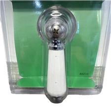 Danco 46010 Universal Decorative Faucet Lever Handle in Chrome  White Ceramic