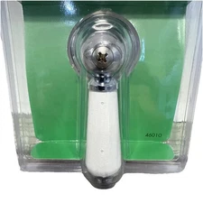 Danco #46010 Universal Decorative Faucet Lever Handle in Chrome & White Ceramic