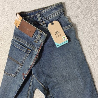 NEW!'Prana Axiom Jean Mens 30/30 Blue Antique Stone Wash Stretch Straight Leg