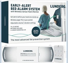 LUNDBERG Sistema di allarme letto sotto materasso wireless EA con sensore pad e monitor