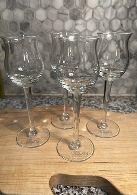 Set Of 4 Toscany Long Stem Brand Brandy Cordials Glasses