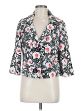 Sharagano Women White Blazer M