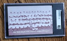 WILLIE MAYS 1947 Exhibits Giants  1954 Durocher Irvin Amazing Recent SGC Nm/Mt 8