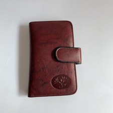 Buxton Brown Leather Bifold Wallet Snap Closure Credit Card Holder Organizer