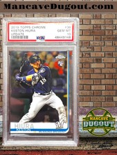 Keston Hiura — 2019 Topps Chrome Update - Rookie Card #38 - PSA 10 Gem Mint. rookie card picture