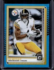 2025 Panini Donruss Optic DK Metcalf Aqua Prizm #/349 Steelers