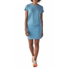 Patagonia Glorya Dress Blue Small Summer Travel