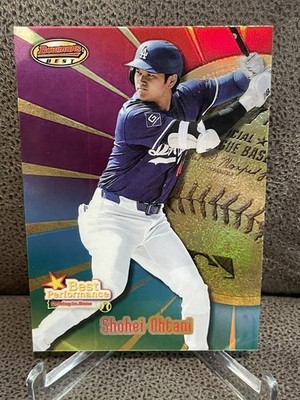  Shohei Ohtani 2025 Bowman's Best #BP-21 Best Performance LA Dodgers Refractor