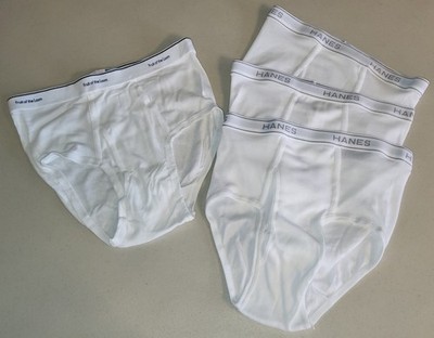 Hanes Comfort Flex Men's Full Rise Briefs (3) + Vintage 1990s FTL (1)! Sz Medium