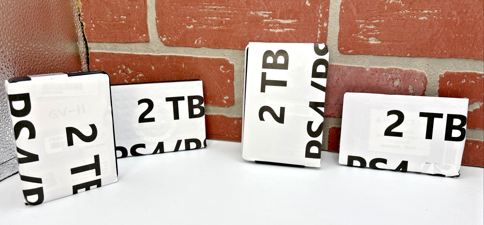 PlayStation 4  External Hard Drive 2 TB  PS4 Hard Drive PS5 XBOX TWO TERABYTE 🎮