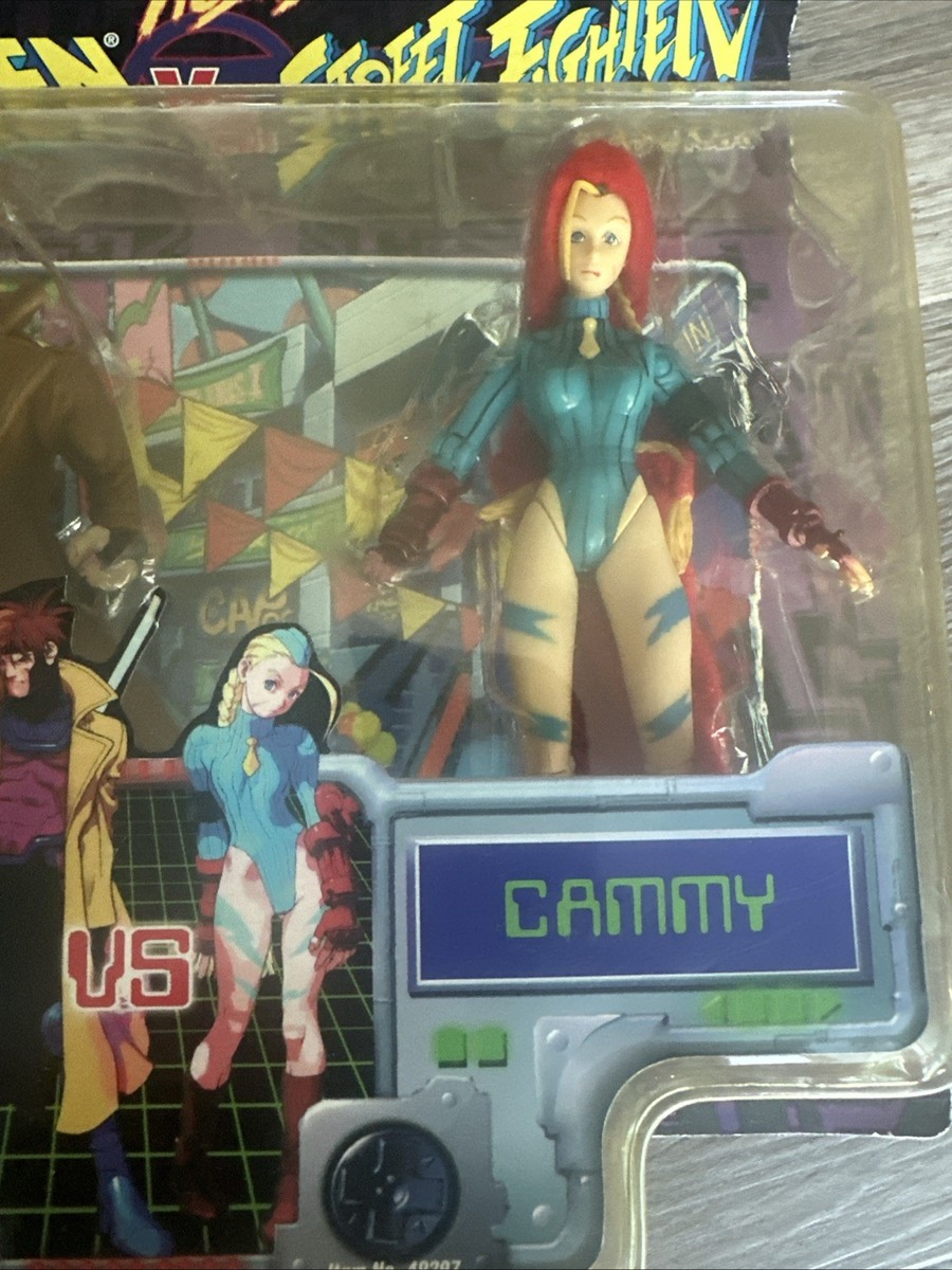 1998 Toy Biz X-Men vs Street Fighter GAMBIT vs CAMMY Video Game