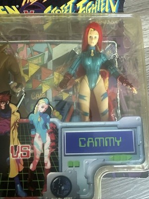 1998 Toy Biz X-Men vs Street Fighter GAMBIT vs CAMMY Video Game