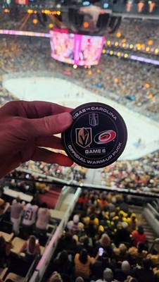 Vegas Golden Knights v Carolina Hurricanes Game 6 Stanley Cup 6/14 Warm Up Puck