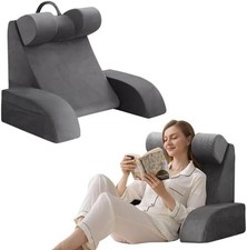 Reading Pillow for Sitting Up Back Support Lumbar Neck Sleep Bed Chair