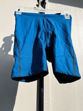 NWT Descente AeroXT Triathlon Short M medium blue cycling new
