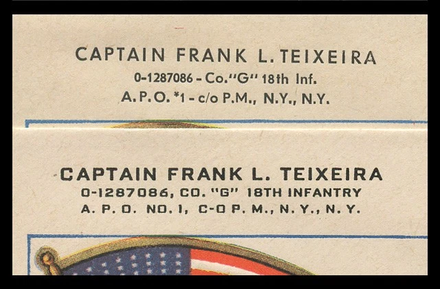 TEIXEIRA - UC13, FIRST DAY OF USE AT A.P.O. #1 - Image 3 of 3