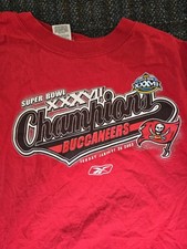 VTG. Reebok Tampa Bay Buccaneers Super Bowl Champions Shirt Mens XL