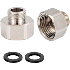 Copper Adapter 38 Male 12 Female Threaded Connector for Plumbing Fixtures