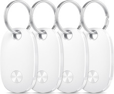 Air Tracker Tags-4 Pack, Bluetooth Tracker Works with Apple Find My APP (Ios Onl