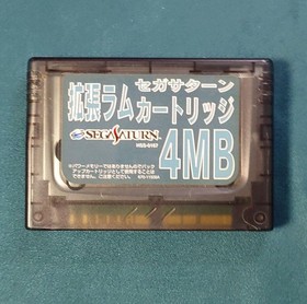 Vampire Savior Sega Saturn Japan CIB w/ 4MB RAM Cartridge & Card