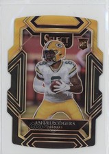 2021 Panini Select Club Level Black & Gold Prizm Die-Cut Amari Rodgers #292 04ah