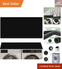 54'' x 27'' Black Washer Dryer Cover - Enhance Home Decor with Functionality