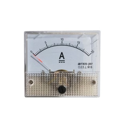 Analog Current Meter Panel Dial-Current Gauge-Pointer Ammeter Microampere Meter