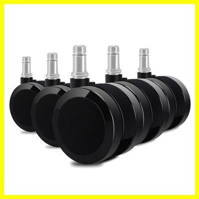 Herman Miller 60mm2.36'' Aeron Chair Caster Wheel ReplacementSet of 5,Black, H...