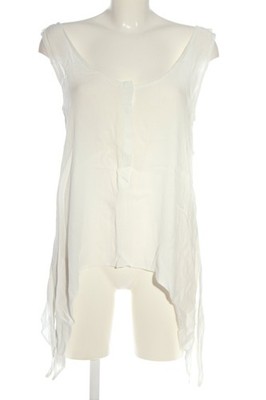 R JEANS Trägertop Damen Top Gr. DE 36 weiß Casual-Look