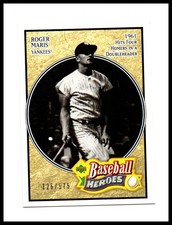 2005 Upper Deck Baseball Heroes #107 Roger Maris #/575