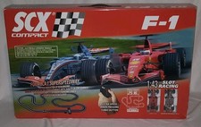 SCX Compact 1:43 Slot Car Formula One F1 Racing Set 31080 NIB
