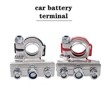 1Pair 12V 24V Automotive Car Top Post Battery Terminal Wire Cable Clamp Terminal